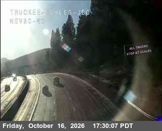 Hwy 80 at Truckee Scales WB camera, I-80