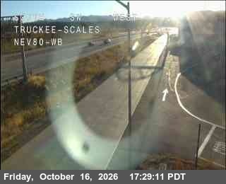 Hwy 80 at Truckee Scales camera, I-80