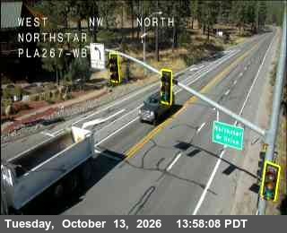 Best frame from Hwy 267 at Northstar, SR-267 on 2026-10-13