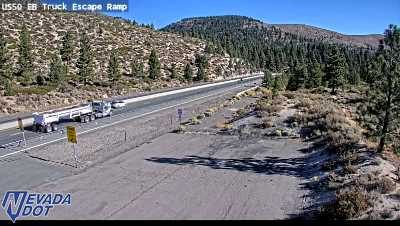 Best frame from Truck Escape Ramp, US-50 on 2026-10-08