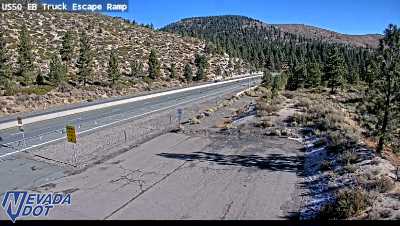 Best frame from Truck Escape Ramp, US-50 on 2026-10-13