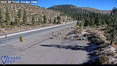 Best frame from Truck Escape Ramp, US-50 on 2026-10-16