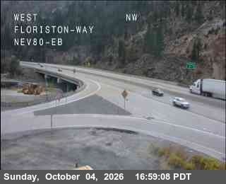 Hwy 80 at Floriston, I-80 at 17:00 on 2026-10-04