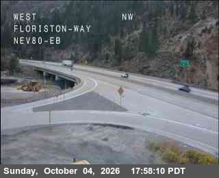 Hwy 80 at Floriston, I-80 at 18:00 on 2026-10-04