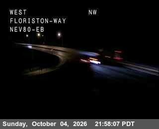Hwy 80 at Floriston, I-80 at 22:00 on 2026-10-04