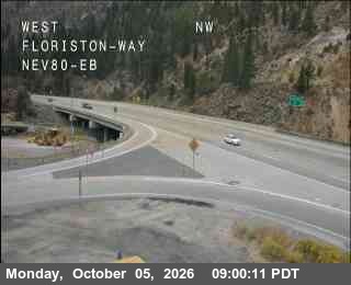 Hwy 80 at Floriston, I-80 at 09:00 on 2026-10-05