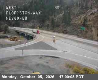 Hwy 80 at Floriston, I-80 at 17:00 on 2026-10-05