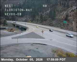 Hwy 80 at Floriston, I-80 at 18:00 on 2026-10-05