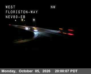Hwy 80 at Floriston, I-80 at 20:00 on 2026-10-05