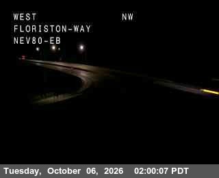Hwy 80 at Floriston, I-80 at 02:00 on 2026-10-06