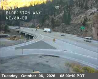 Hwy 80 at Floriston, I-80 at 08:00 on 2026-10-06