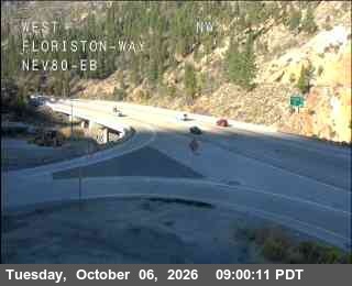 Hwy 80 at Floriston, I-80 at 09:00 on 2026-10-06