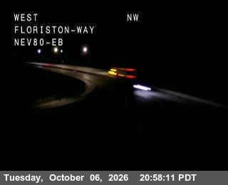 Hwy 80 at Floriston, I-80 at 21:00 on 2026-10-06
