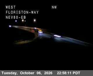 Hwy 80 at Floriston, I-80 at 23:00 on 2026-10-06