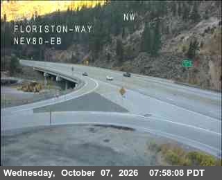 Hwy 80 at Floriston, I-80 at 08:00 on 2026-10-07