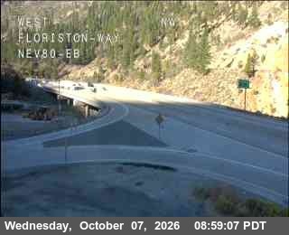 Hwy 80 at Floriston, I-80 at 09:00 on 2026-10-07
