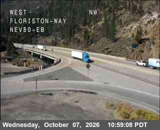 Hwy 80 at Floriston, I-80 at 11:00 on 2026-10-07