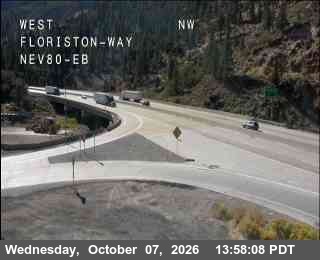 Hwy 80 at Floriston, I-80 at 14:00 on 2026-10-07