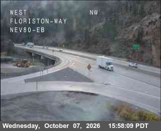 Hwy 80 at Floriston, I-80 at 16:00 on 2026-10-07