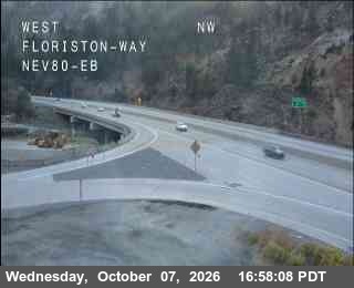 Hwy 80 at Floriston, I-80 at 17:00 on 2026-10-07