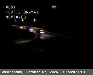 Hwy 80 at Floriston, I-80 at 20:00 on 2026-10-07