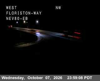 Hwy 80 at Floriston, I-80 at 00:00 on 2026-10-08