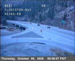 Hwy 80 at Floriston, I-80 at 07:00 on 2026-10-08