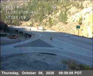 Hwy 80 at Floriston, I-80 at 09:00 on 2026-10-08