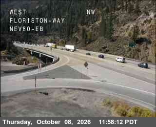 Hwy 80 at Floriston, I-80 at 12:00 on 2026-10-08