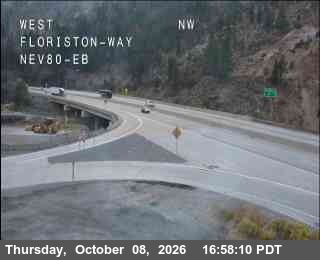 Hwy 80 at Floriston, I-80 at 17:00 on 2026-10-08