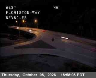 Hwy 80 at Floriston, I-80 at 19:00 on 2026-10-08