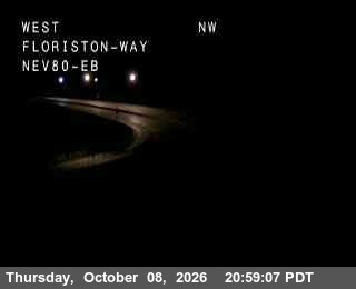 Hwy 80 at Floriston, I-80 at 21:00 on 2026-10-08
