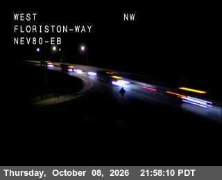 Hwy 80 at Floriston, I-80 at 22:00 on 2026-10-08