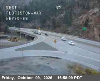 Hwy 80 at Floriston, I-80 at 17:00 on 2026-10-09