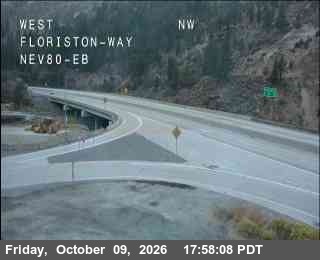 Hwy 80 at Floriston, I-80 at 18:00 on 2026-10-09