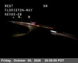 Hwy 80 at Floriston, I-80 at 21:00 on 2026-10-09