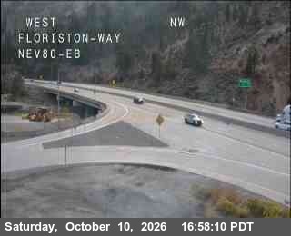 Hwy 80 at Floriston, I-80 at 17:00 on 2026-10-10