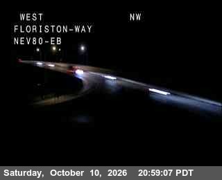 Hwy 80 at Floriston, I-80 at 21:00 on 2026-10-10