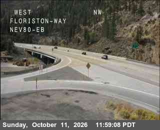 Hwy 80 at Floriston, I-80 at 12:00 on 2026-10-11
