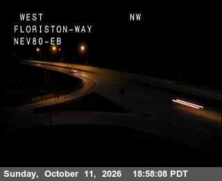 Hwy 80 at Floriston, I-80 at 19:00 on 2026-10-11