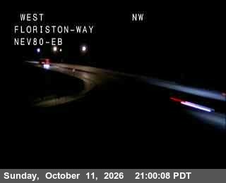 Hwy 80 at Floriston, I-80 at 21:00 on 2026-10-11