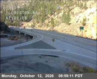 Hwy 80 at Floriston, I-80 at 09:00 on 2026-10-12