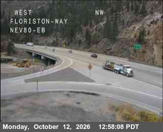 Hwy 80 at Floriston, I-80 at 13:00 on 2026-10-12