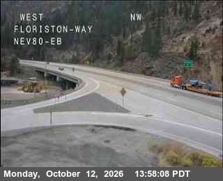Hwy 80 at Floriston, I-80 at 14:00 on 2026-10-12