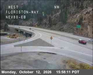 Hwy 80 at Floriston, I-80 at 16:00 on 2026-10-12