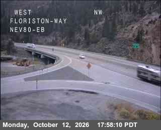 Hwy 80 at Floriston, I-80 at 18:00 on 2026-10-12