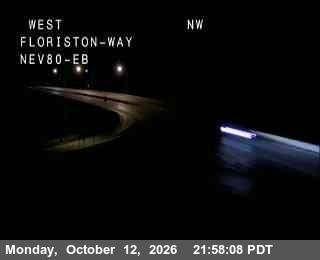 Hwy 80 at Floriston, I-80 at 22:00 on 2026-10-12