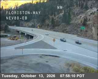 Hwy 80 at Floriston, I-80 at 08:00 on 2026-10-13