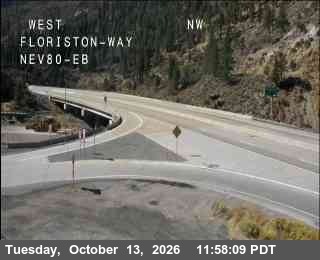 Hwy 80 at Floriston, I-80 at 12:00 on 2026-10-13