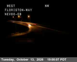Hwy 80 at Floriston, I-80 at 19:00 on 2026-10-13